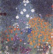 Gustav Klimt Flower Garden Germany oil painting artist